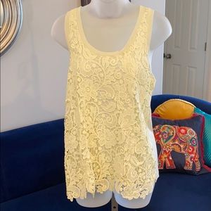 J Crew lace tank - Sz S